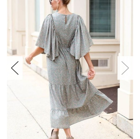 Floral Midi Dress - Picture 4 of 6